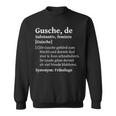 Gusche Mund Auf Saxon Saxony Slogan Sweatshirt