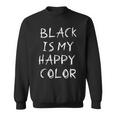 Is My Happy Color T- Emo Goth Punk Biker Felpa