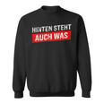 Hinten Steht Auch Was Lustiger Cooler Saying Sweatshirt