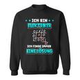 Ich Bin Elektriker Ich Finde Immer Eine Lösheit Ich Bin Elektriker Ich Finde Sweatshirt