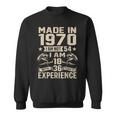 Ich Bin Nicht 54 Ich Bin 18 Jahre Alt Und Habe 36 Jahre Olt Geburtstag 1970 Sweatshirt