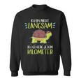 Ich Bin Nicht Langsam Ich Genießen Jeden Kilometer Running Sweatshirt