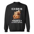 Ich Bin In Rente Ich Muss Gar Nix Bär Pensioner Sweatshirt