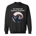 Ich Wenn Der Alkohol Scheppert X Pedro Raccoon Meme Sweatshirt