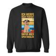 Ich Werfe Nicht Perfekt Boulespieler Petanque Boule Sweatshirt