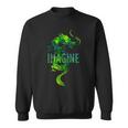 Imagine Fantasy Dragon Tattoo Style Sweatshirt