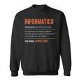 Informatico Divertente Definizione Programmatore Felpa