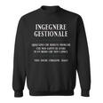 Ingegnere Gestionale Definizione Ingegnere Professione Felpa