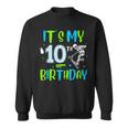 It's My 10Th Birthday Scooter Skating 10 Year Old Birthday Sweatshirt