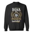 It's A Dena Thing You Wouldn't Understand Personalized Last Name Dena Family Crest Coat Of Arm Sweatshirt