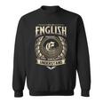 Its A English Thing You Wouldnt Understand Name Vintage Sweatshirt