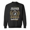 It's A Jester Thing You Wouldn't Understand Personalized Last Name Jester Family Crest Coat Of Arm Sweatshirt