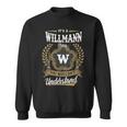It's A Willmann Thing You Wouldn't Understand Personalized Last Name Willmann Family Crest Coat Of Arm Sweatshirt