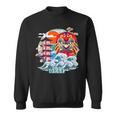Japonés Daruma Gran Ola Kanagawa Japón Arteintage Camisa de entrenamiento