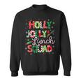 Jolly Lunch Squad Lunch Lady Christmas Lunch Lady Sweatshirt