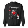 King Of Hearts Card Costume Halloween King Of Hearts Sweatshirt