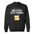 Komm Wir Essen Kinder Punctuation Mark Comma Sayings Sweatshirt