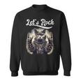 Let's Rock Heavy Metal Gatto Felpa