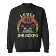 Level 40 Unlocked 40 Anni Regalo Per Uomo E Donna Felpa