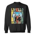 Livello 14 Sbloccato Gamer 14 Anniideogiochi 14 Compleanni Felpa