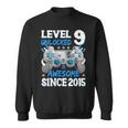 Livello 9 Sbloccato Fantastico Dal 2015 9 ° Compleanno Gaming Boys Felpa