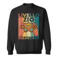 Livello Zio Sbloccato Giocatori Gamer Gaming Neo Futuro Zii Felpa