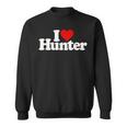 I Love Cuore Hunter Nome Su Un Felpa