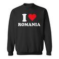 I Love Rumania Corazón Regalo Rumano Rumana Camisa de entrenamiento