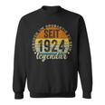 Lustiger 100 Geburtstag -Intage 1924 Geburtstag 100 Jahre Sweatshirt