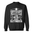 Maestro Di Elettricità In Breve Elettricista Felpa