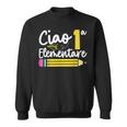 Maglia Rientro A Scuola Insegnante Ciao Prima Elementare Felpa