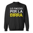 Magliette Divertenti Palestra Scritta Lo Faccio Per La Birra Felpa