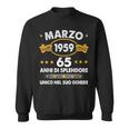 Marzo 1959 65 Anni Compleanno Uomo Donna 1959 Felpa