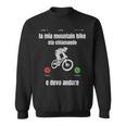 Mountain Bike Divertente Ciclista Bicicletta Bici Mtb Regalo Felpa
