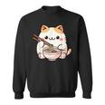 Neko Cat Ramen Anime Kawaii Sweatshirt