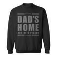 New Dad's Home And He's Pissed Trump Dark Maga Dad's Home Sweatshirt