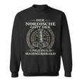 Nordic Mythology Patience Impatience Hammersbald Sweatshirt