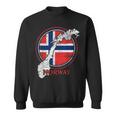 Norvegese Oslo Bandiera Della Norvegia Felpa