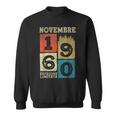Novembre 1960Intage Maglia 64 Compleanno Anni Uomo Donna Felpa