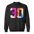 Numero 30 Anni 30 Compleanno Felpa