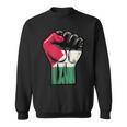 Palestine Flag Fist Palestine Flag Sweatshirt