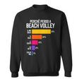 Perchè Perdo A Beacholley Scritte Pallavolo Divertente Felpa
