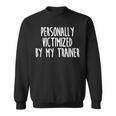 Personalmenteittimizzato Dal Mio Allenatore Abbigliamento Divertente Felpa