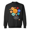 Pluto Planet Cartoon Planets Never Forget Pluto S Sweatshirt