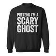 Pretend I'm A Scary Ghost Abbinata Camicia Costume Felpa