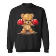 Pretty Teddy Bear Costume For Boxing Lovers Sweatshirt