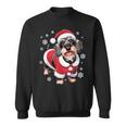 Rauhaardackel Dog Christmas Sweatshirt