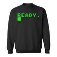 Ready C64 Heimcomputer 80Er Retro Gamer Erinnerung Geschenk Sweatshirt