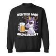 Reindeer War Ausverkauft Christmas Unicorn Sweatshirt