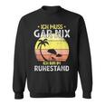 Rentner 2023 Ich Muss Gar Nix Ich Bin Im Ruhestand Sweatshirt